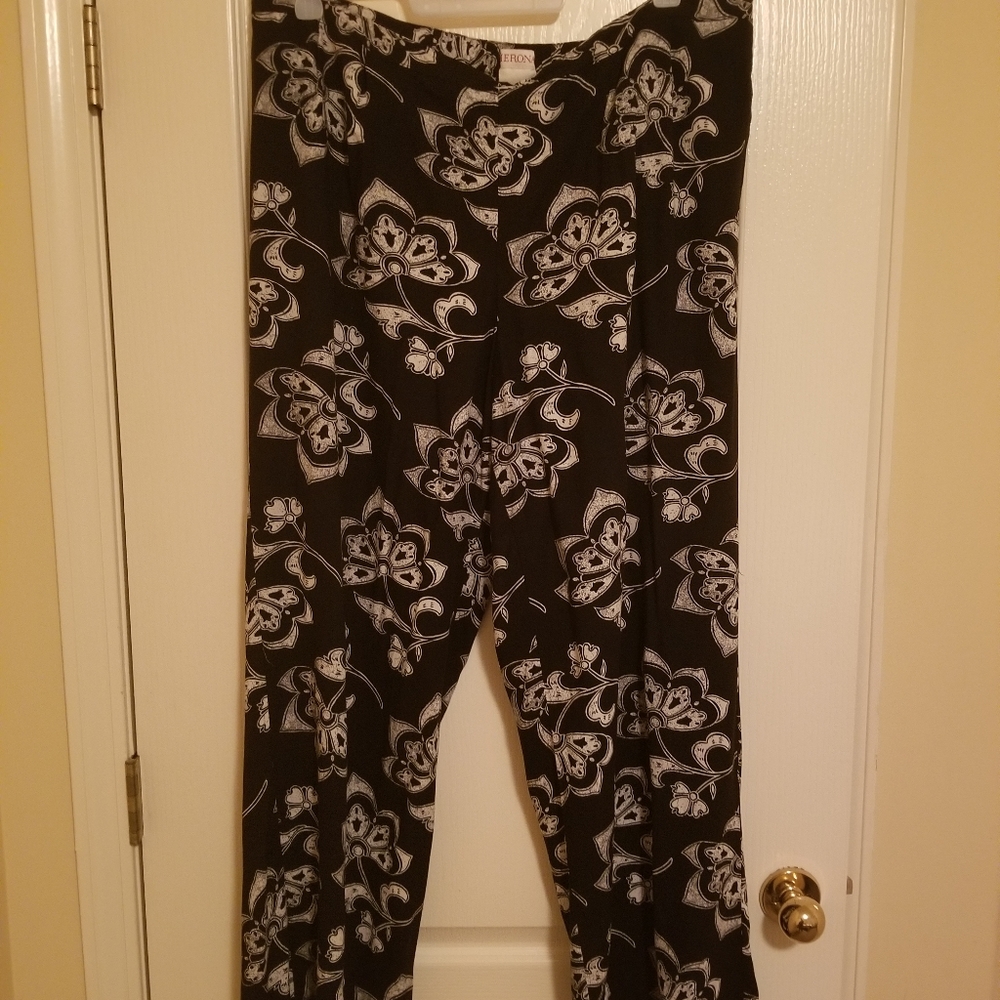 Black and White Pants